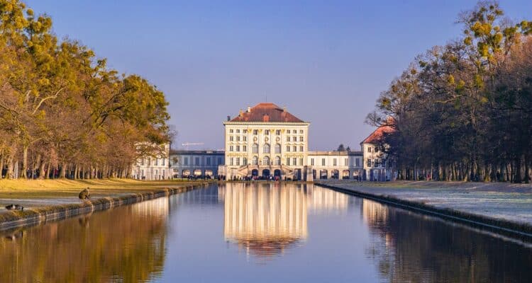 Palácio Nymphenburg em Munique na Alemanha. Guias brasileiros na Alemanha