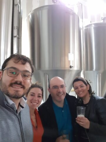 Degustacao em workshop da Cerveja Viagem Alemanha