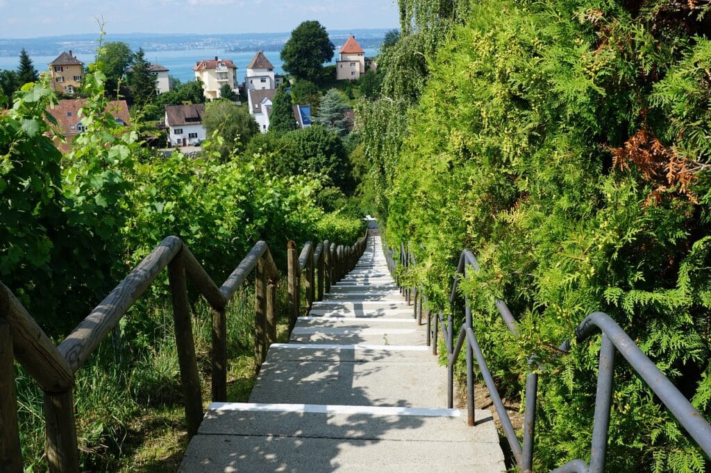 Meersburg na Alemanha no Lago de Constança. Guia brasileiro na Alemanha.