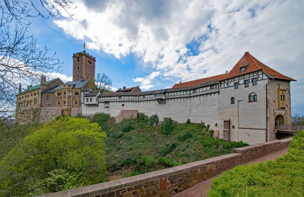 Castelo de Wartburg na Alemanha. Guia brasileiro na Alemanha. Turismo na Alemanha.
