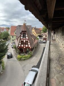 Muralha de Rothenburg ob der Tauber na Alemanha. Viagem Alemanha. Guia brasileiro na Alemanha