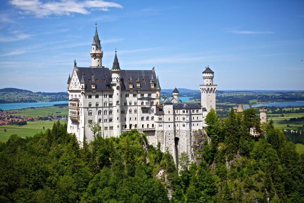 Castelo Neuschwanstein na Alemanha. Alemanha. Guia brasileiro na Alemanha. Guia neuschwanstein