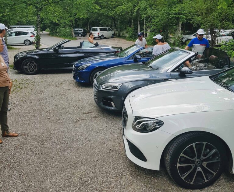 Viagem de conversível pela Alemanha