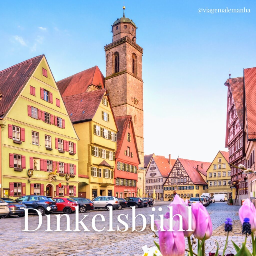 Centro de Dinkelsbühl na Rota romantica Alemanha - Passeios guiados Viagem Alemanha