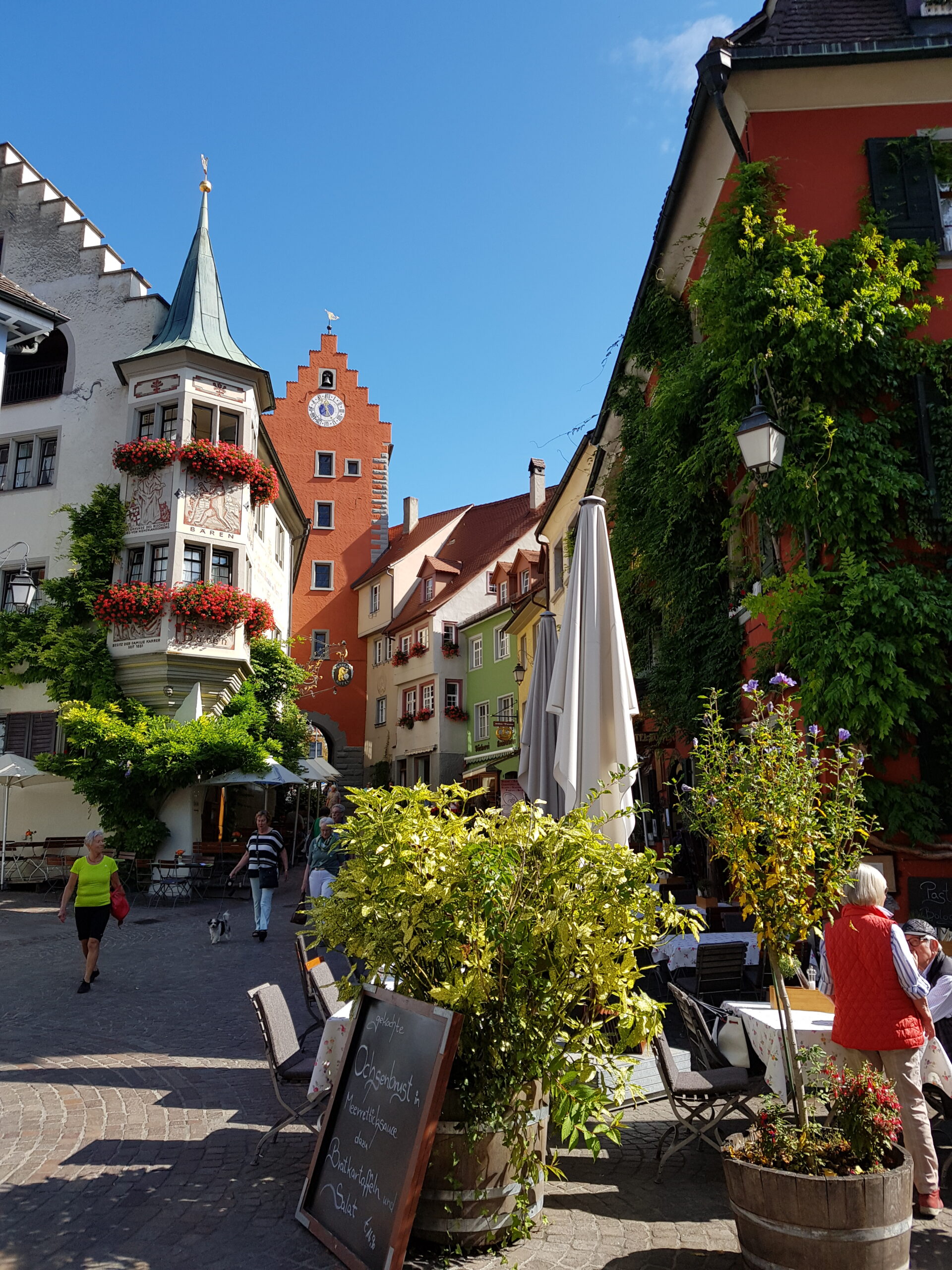 Meersburg na Alemanha no Lago de Constança. Guia brasileiro na Alemanha.