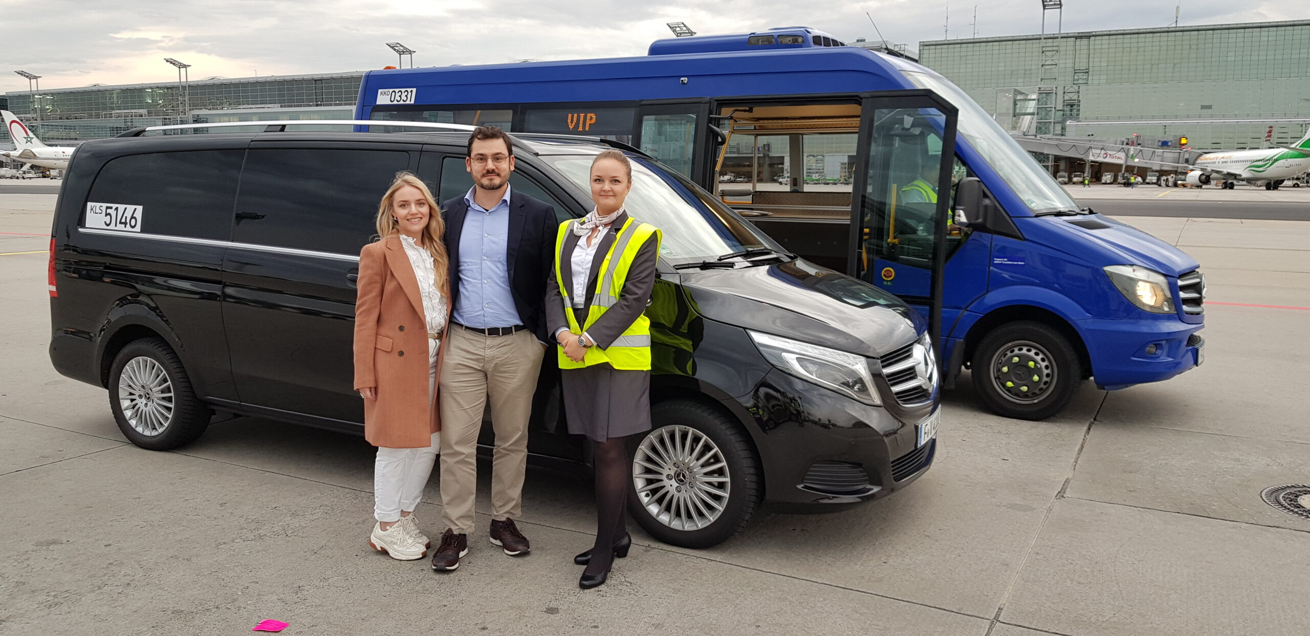 Chegada VIP em Frankfurt na Alemanha