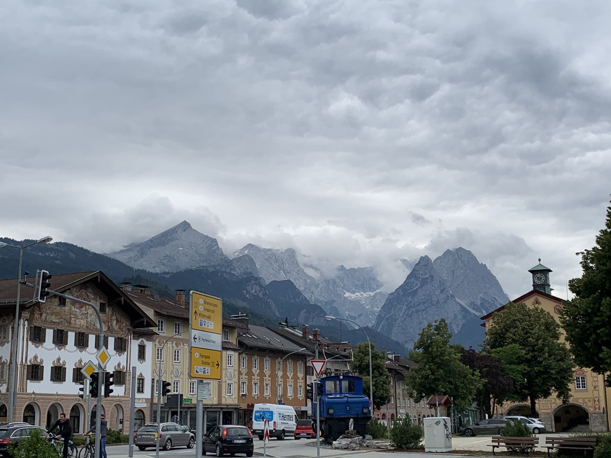 Garmisch-Partenkirchen na Alemanha. Guia brasileiro na Alemanha. Alpes.