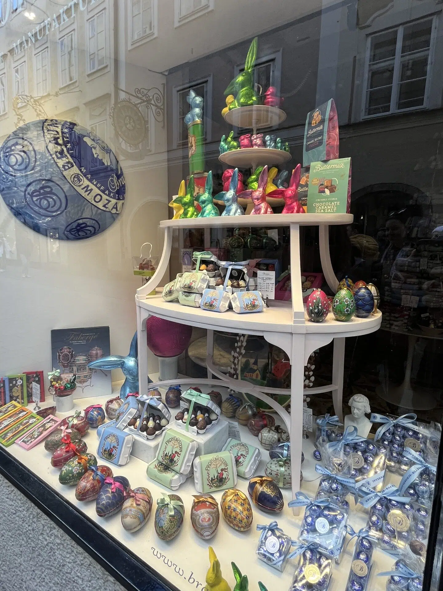 rua comercial Getreidegasse em Salzburg Áustria. Guia brasileiro na Alemanha e na Austria