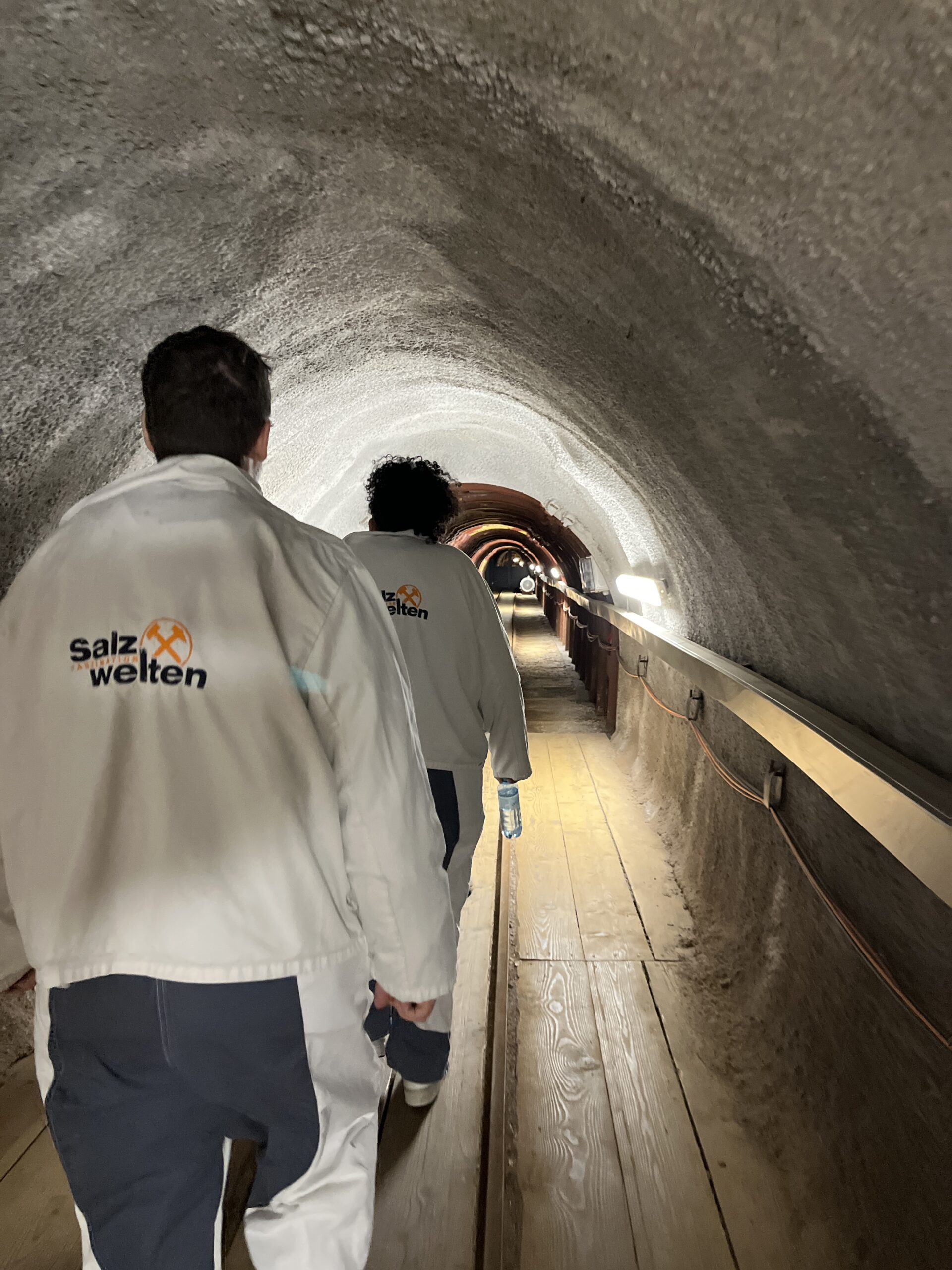 Salzwelten en Austria cerca de Alemania. Guía brasileño en Alemania.