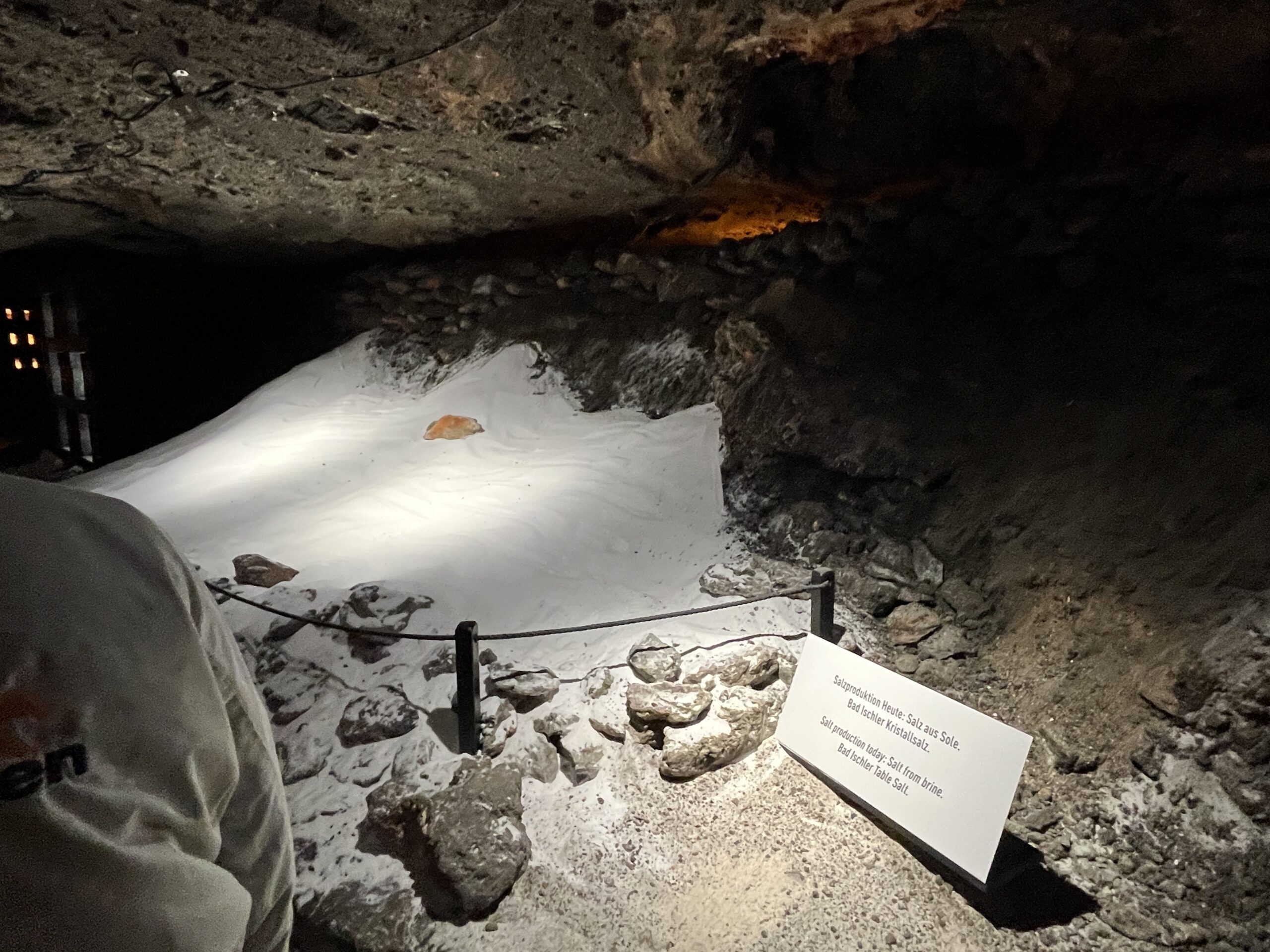 Salzwelten en Austria cerca de Alemania. Guía brasileño en Alemania.