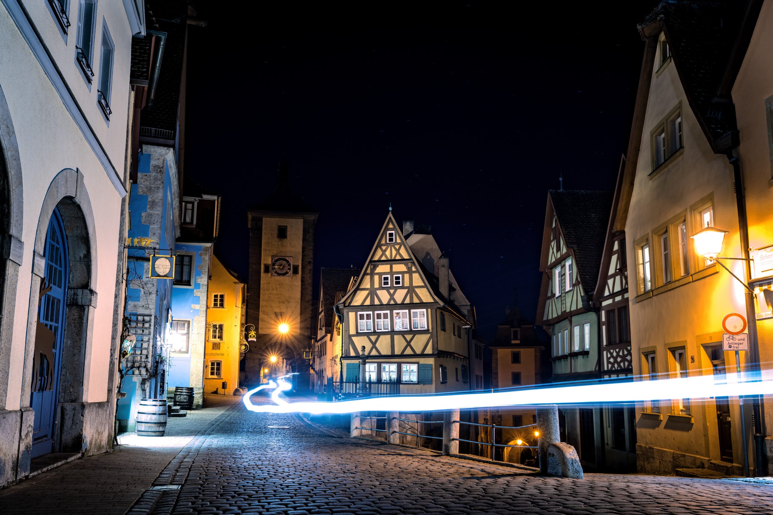 Rothenburg ob der Tauber a noite