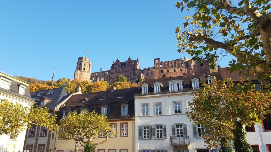 Guia brasileiro na Alemanha. Bate e volta de Frankfurt. Heidelberg, castelo de Heidelberg