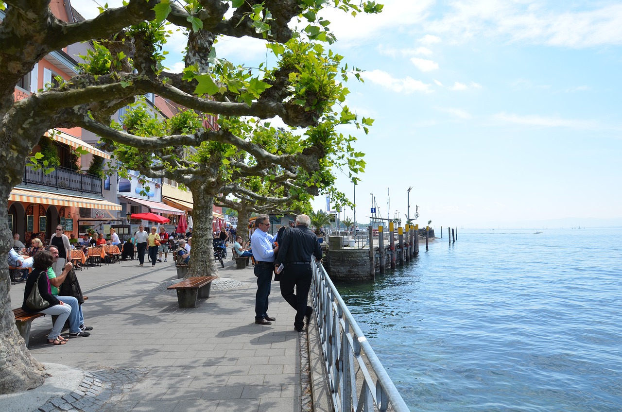 Meersburg na Alemanha no Lago de Constança. Guia brasileiro na Alemanha.