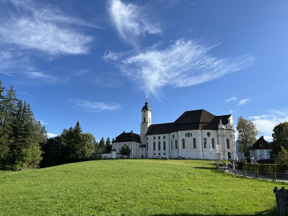 Igreja de Wies na Alemanha. Viagem Alemanha. Guia brasileiro na Alemanha.