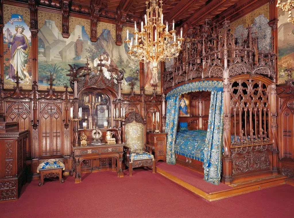 Interior palácio Neuschwanstein