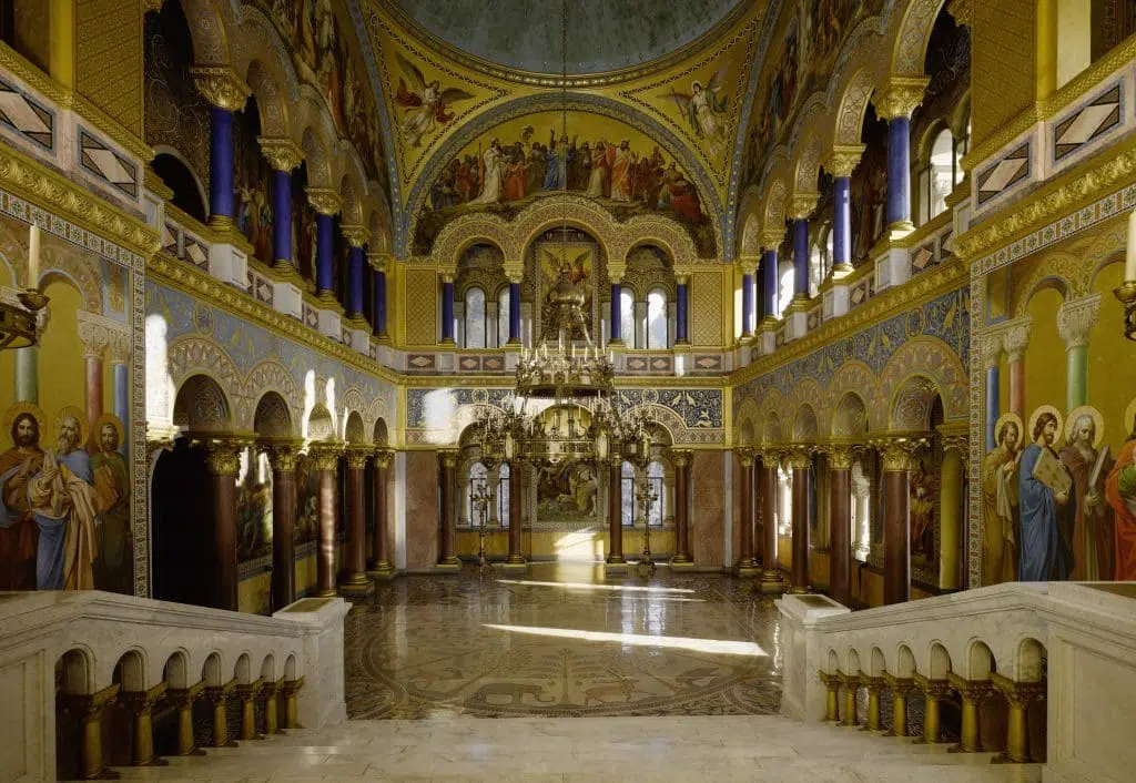 Interior palácio Neuschwanstein