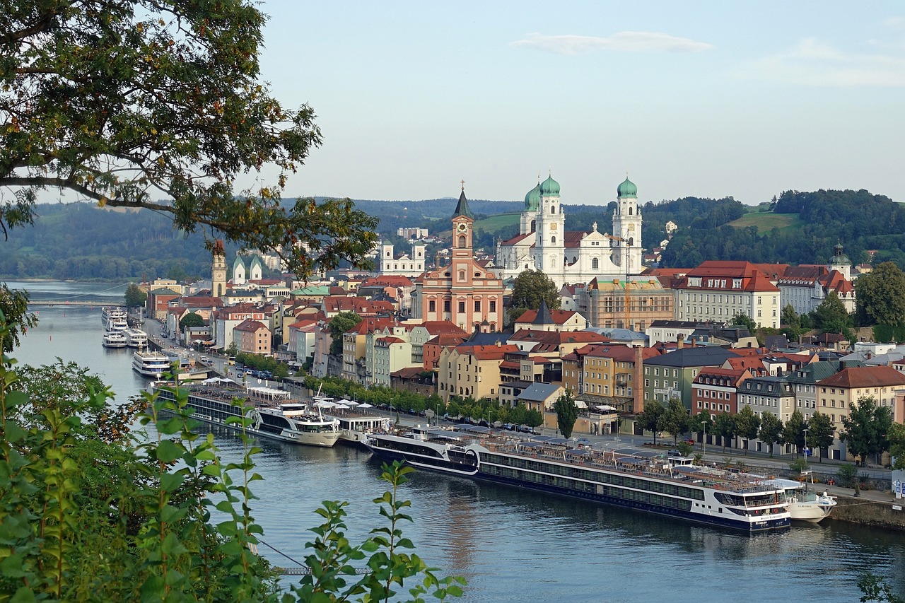 Passau na Alemanha. Guia brasileiro na Alemanha. Turismo na Alemanha.