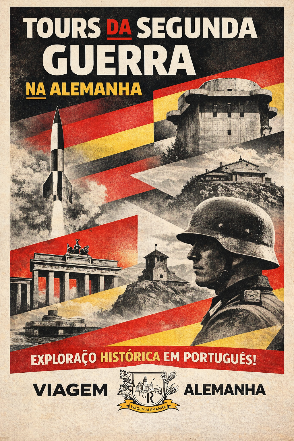 Tour da Segunda Guerra Mundial na Alemanha (em português): roteiro por Berlim, Nuremberg, Munique, Dachau