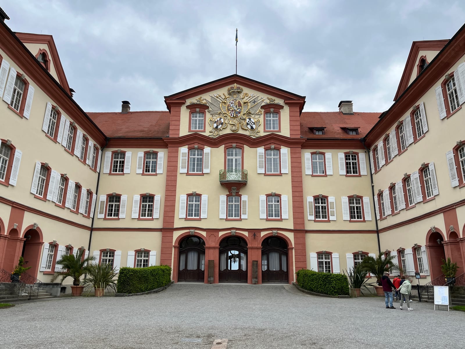 O palácio barroco (Schloss) da Ilha Mainau